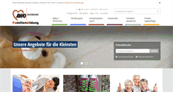 Desktop Screenshot of familienbildung-duisburg.de